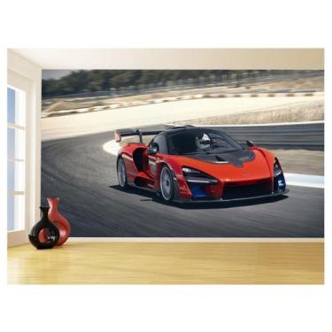 Imagem de Papel De Parede 3D Carro Mc Laren Pista Super 3,5M Car283 - Você Decor