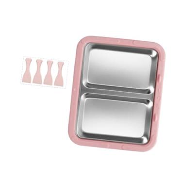 Imagem de IEUDNS Máquina de sorvete Forma de sorvete Caseiro DIY Diversão de verão Atividades em família Multiuso Fácil de limpar Placa fria instantânea, Rosa Sem Tampa