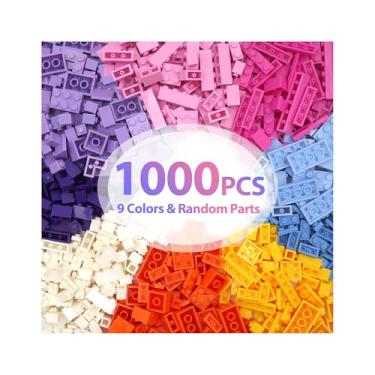 Imagem de Carlerait 1000PCS Building Bricks, Bulk Classic Building Blocks Set for Girls Compatible with All Major Brands