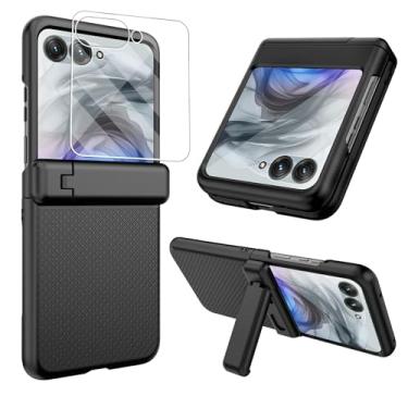 Imagem de Capa para Motorola Razr 2025 com suporte antiderrapante Moto Razr 2024/2025 com protetor de tela completa e capa de telefone de proteção de dobradiça [não serve para Razr 50 Ultra, 60 Ultra] (Pontos