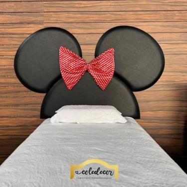 Imagem de Cabeceira Estofada Antialérgica Infantil - Coledecor, Preto, Feminino