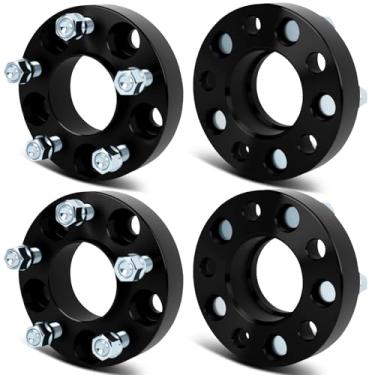 Imagem de SCITOO 4 peças 5x115 espaçadores de roda 3,2 cm furo 71,5 mm pinos 14x1,5 espaçadores de roda 5 terminais aptos para Dodge Charger 2006-2022, para Dodge Challenger 2008-2022