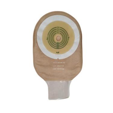 Imagem de Bolsa Drenável de Colostomia Karaya Recortável Opaca (VITAMEDICAL)