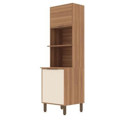 Imagem de Torre Quente Raíssa - 3 Portas MDP Espaço para Forno/Micro-ondas - Móv