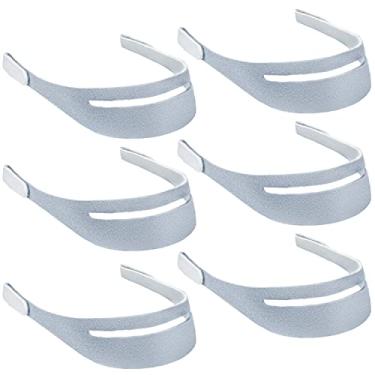 Imagem de Pacote com 6 protetores de cabeça para máscara nasal da Dreamwear – 6 pacotes de tiras de chapéu para reduzir bem a alça e ótimo conforto e maciez, ótimo kit de suprimentos de longo prazo