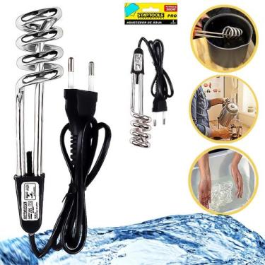 Imagem de Ebulidor Aquecedor de água Elétrico 500W Mergulhão Portátil Ferve Rápi