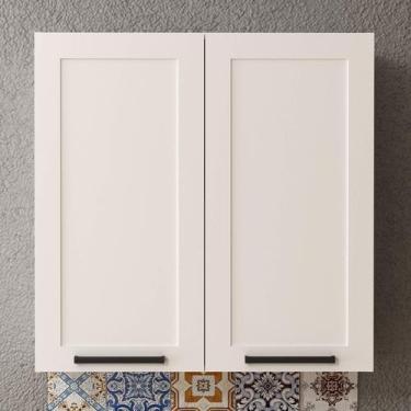 Imagem de Armário de Cozinha Aéreo 80cm 2 Portas 100% MDF Phoenix Móvel na Caixa