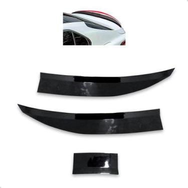 Imagem de Aerofólio Universal Ajustável Para Carros Sedan Black Piano - MARÇON C