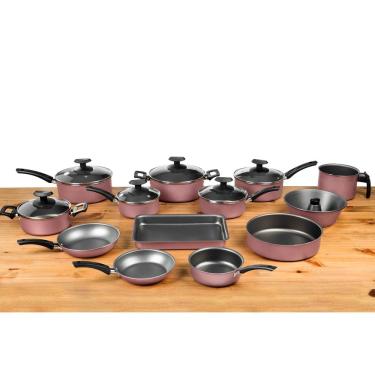 Imagem de Jogo Conjunto Panelas 13 Peças Teflon Antiaderente