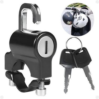 Imagem de Tranca Para Capacete Moto Fixa No Guidão