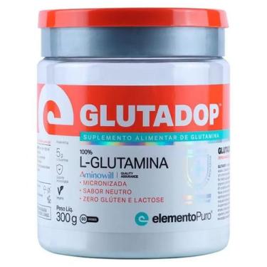 Imagem de Glutamina GlutaDop - Elemento Puro, Neutro, 300g