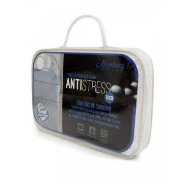 Imagem de Protetor Colchão Altenburg Solteiro King Impermeável Branco