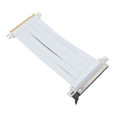 Imagem de Cabo Riser PCIE 5.0 X16, Cabo de Extensão PCIE Flexível de Alta Velocidade de 128 Gbps, Adaptador Extensor de Cabo Riser de Extensão GPU Compatível Com 4.0 3.0 2.0 1.0 (50cm)