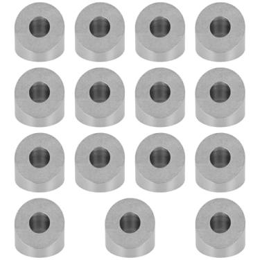 Imagem de Be In Your Mind 15 arruelas chanfradas de ângulo de 1/10.2 cm, arruelas de ângulo de aço inoxidável de 30 graus para trilhos de cabos de 1/8 polegada a 3/16 polegada