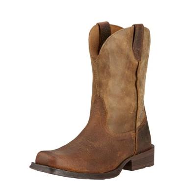 Imagem de Ariat Men's Rambler Wide Square Toe Western Cowboy Boot, Earth/Brown Bomber, 9.5 EE US