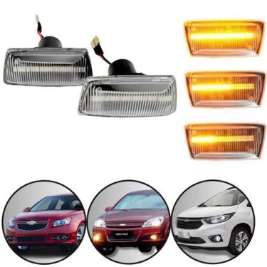 Imagem de Kit Seta Pisca Sequencial Gm Chevrolet Cruze Cobalt Sonic