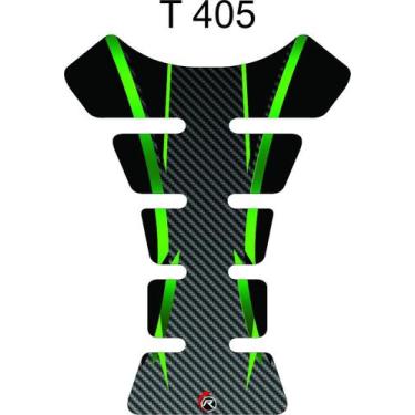 Imagem de Protetor De Tanque Adesivo Tankpad Neutro Preto Verde T405 - Resitank