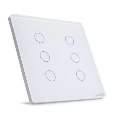 Imagem de Interruptor Inteligente Touch Zigbee Ekaza 6 Botão Alexa