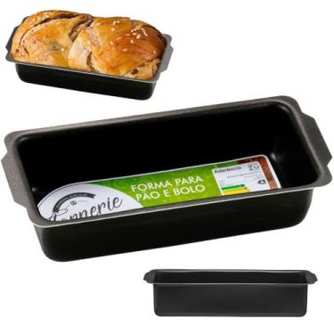 Imagem de Forma Assadeira De Pão Retangular Média Antiaderente 1,3L - Marcolar