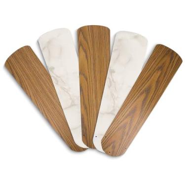 Imagem de ZIYOUGOU Lâminas de ventilador de teto de 42 cm, lâminas de substituição para ventilador de teto de 106 cm, pás de ventilador, substituição de lâminas de ventilador de teto, lâminas de substituição