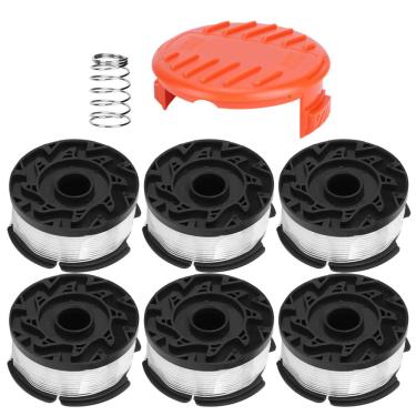 Imagem de aqxreight 6pcs Grama de Cortador de Grama Bobo de Bobo de Bobo de Substituição para AF100 Com Bobina ABS e Fios de Nylon Duráveis, Enrolamento Automático Sem Interrupção