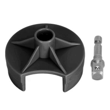 Imagem de Adaptador da máquina de tricô Quick Knit Adaptador de máquinas de crochê substituível com conexão de perfuração de crochê de agulha diy bit bit (Preto)