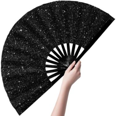 Imagem de Fãs para dança de linha, ventilador de mão de botas no chão, ventilador de dança de linha, portátil para festa de festival ao ar livre, casamento, decoração, presente