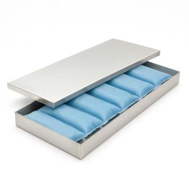 Imagem de Mesa Pista Fria Térmica Inox Medida Refrigerada 6 Gelos - Dos Hermanos