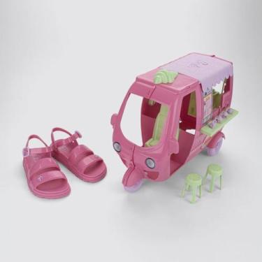 Imagem de Sandália Infantil Barbie com Sorveteria Grendene Kids, Rosamedio, Lilá