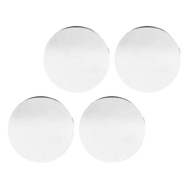 Imagem de Haofy Capas Centrais de Roda de Carro 4pcs, 2,68in od 2.44in ID, Tampa do Cubo do Aro do Veículo Abd Snap-in, Decoração de Cubo Brilhante e Atraente para Sedan, SUV, Caminhão, Instalação (Eletroplado)