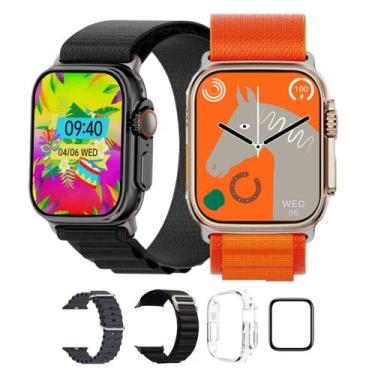 Imagem de Smartwatch Microwear Relogio Feminino Masculino W69 Ultra Mini Kit Pul