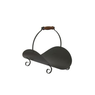 Imagem de Cesto de lenha com cabo de madeira ref. 322 - Gramado haus