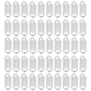 Imagem de Clips Pequenos Transparente 25mm Segura Papel Com 1000 Unidades - Russ