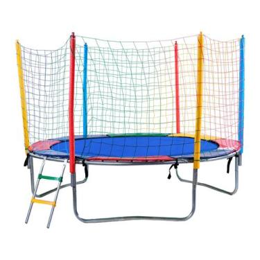 Imagem de Cama Elástica Pula Pula 2,00m Lona Cores Lisas sem Emenda - PapiBrink.