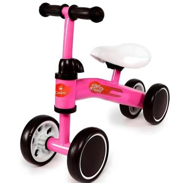 Imagem de Bicicleta De Equilíbrio Infantil Até 20Kg Rosa - Castela