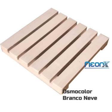 Imagem de Deck De Madeira Modular 30x30 Cm Réguas 4 cm Com Pintura Neonx, Osmoco