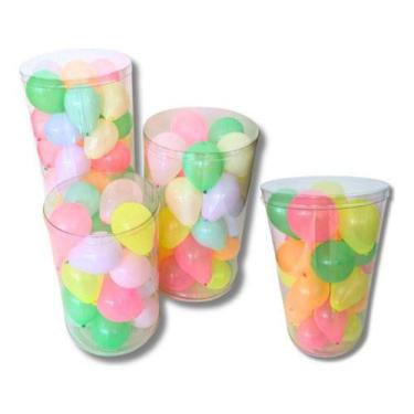 Imagem de Trio Cilindro Transparente Tampa E Base Flexível 80 62 50 40 - Lúdica 