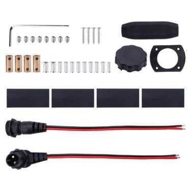 Imagem de 1865120 MKR-28 Plugue e receptáculo de motor de pesca para barco marítimo de água doce e salgada Minn Kota acessório de bateria resistente 8AWG nominal para 60A até 48V