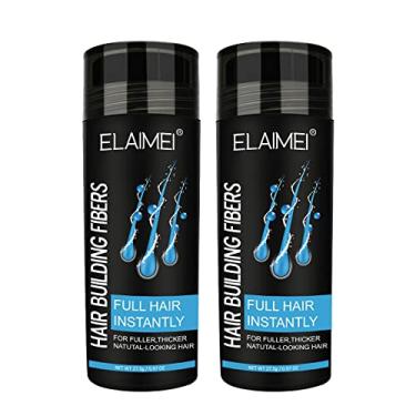 Imagem de RoseFlower Fibras de cabelo unissex para queda de cabelo, à prova d'água, indetectável, natural, instantâneo, oculta áreas espessas, cabelos carecas, linha do cabelo 15 segundos, aparência mais jovem