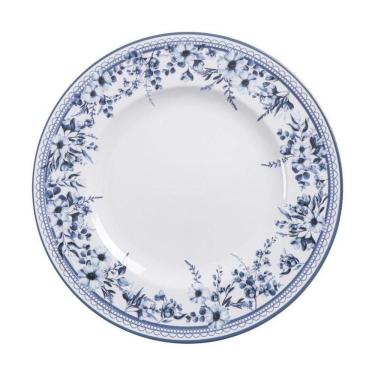 Imagem de Prato Raso Tramontina Azzura 28cm Em Porcelana Decorada