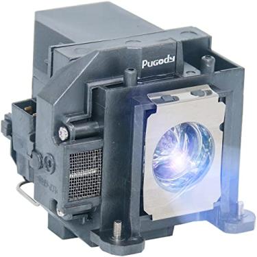 Imagem de Pugody Lâmpada de substituição para projetor ELPLP57/V13H010L57 para Epson Brightlink 450wi 455wi Powerlite 450w 450wi 460 EB-440w EB-450W EB-450Wi EB-455Wi EB-460 EB-460i EB-465i H318a H343a com