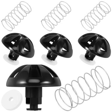 Imagem de 4 peças de cesta de reposição de café eficiente, kit de rolha com mola, cesta de substituição para máquina de café, acessório de máquina de café fácil de instalar apenas para 185774-000-000 112435-000