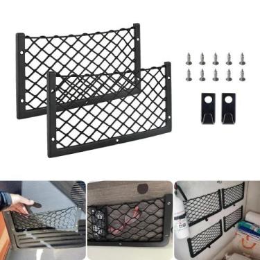 Imagem de Bolsa De Armazenamento Grande Para Carro 36x18CM Organizador De Malha 