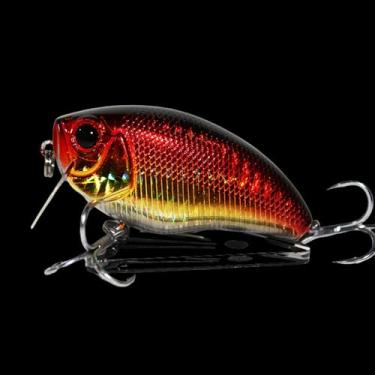 Imagem de Southern Salt Bait Co. The Goat Wake Isca, Crankbait de mergulho raso, 5 cores (vermelho/verde/azul/preto/branco), 14 g, ganchos BKK premium (Tequila Sunrise)