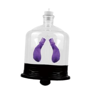 Imagem de TTETTZ Modelo de demonstração de pulmão para crianças, auxílio para ensino, modelo de respiração pulmonar diy para presente, crianças, adolescentes, idades