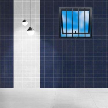 Imagem de Janela Vitro Maxim Ar com Grade Alumínio 60x60 Veneza - Esquadrias Ber