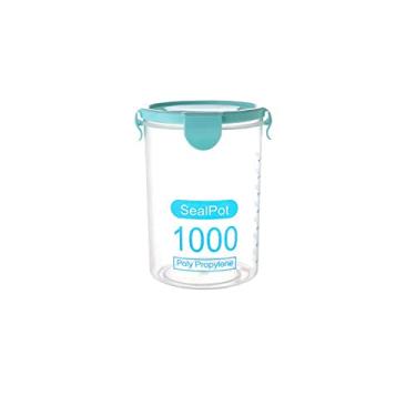 Imagem de HEEPDD Recipientes Selados Transparentes, Caixa de Armazenamento de Alimentos, 600/800/1000 Ml, Nozes de Cereais de Cozinha, para Armazenamento de Cozinha para Uso Doméstico (1000ml)