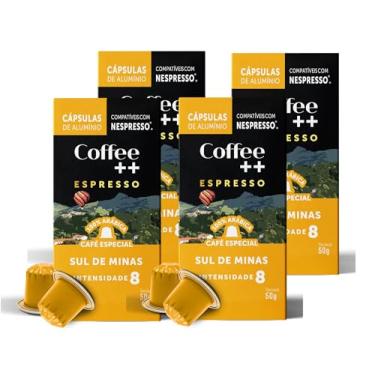 Imagem de Kit de Cápsulas Café Especial Coffee Mais Sul de Minas Compatível com Nespresso, contém 40 Cápsulas