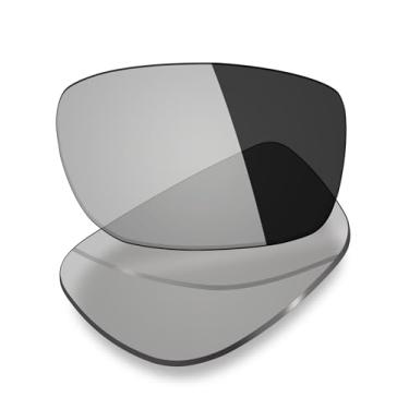 Imagem de Mryok Lentes de substituição para armações Amazon Echo (2ª geração) óculos de sol de 54 mm, HD Polarized, proteção UV, resistente a impactos, Cinza fotocromático anti luz azul, One Size