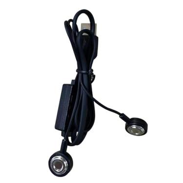 Imagem de QIEIEI Prático carregamento de baterias magnéticas de lítio 18650, interfaces USB, indicadores LED para carregamento seguro